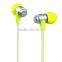 nature sound ear buds/earphone holder/ metal earphone /mp3 /
