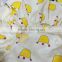 Yellow Imperial Crown Pattern Waterlemon 100% Cotton Soft Touch Baby Bed Sheet