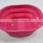 silicone collapsible wash basin