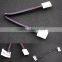 Connector 10mm RGB strip to strip snap clip with wires 15cm