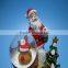 Resin water ball arts, santa claus with tree, Driving sledge, Christmas tree Body Design