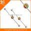 fashion 316L epoxy cross industrial barbell piercings