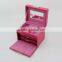 Luxury handmade paperboard leather cosmestic bag/case supplier