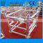 Space cable roof truss structure for event construction