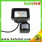 3 years warranty high quality 24v 12v 10W PIR LED flood light shenzhen supplier hofo
