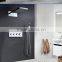 new fashion water power thermostatic mixer curtain accessories lighting fixtures shower led