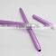 Flat Nylon Hair UV Gel Purple Aluminum Handle Nail Brush Nail gel brush