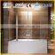 Hot sale 6mm glass folding bathtub shower door EX-206