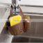 Plastic storage rack for kitchen sink