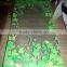 green leves tea table ceramic digital print glass, tempered glass, hot bent glass
