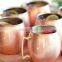 MOSCOW MULE MUGS for GINGER BEER Russian Standards HAMMERED COPPER MULE MUGS from India