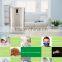 Smart design health care supply air cleaner, Olans HEPA home air purifier with dust sensor, light sensor, PM 2.5 display