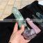 natural polished fluorite quartz stone crystal dildos
