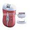 Rechargeable 2 in 1 lady epilator set with 2 speeds for choice/lady shaver