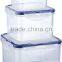 4 Pcs Food Container Keep Fresh Microwave Plastic Food Packing Box
