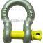 drop forged hardware alloy steel/carbon steel lifting hoist G209 omega shackle(carbon steel)