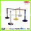 Stainless steel queue barrier system silver queue stand