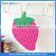 Eco-friendly silicone cup mat fashion beautiful strawberry silicone cup mat