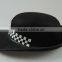 Black bowler hat setting cap party hat with badge
