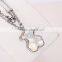 New modern model vogue bear pendant silver chain fascinating necklace