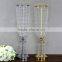 2016 gold color flower stand / wedding flower stand /antique flower stand for wedding decoration