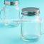 Clear mason jar drinking glass nutella weekly pack mini jars mini jar