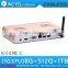 Tiny Green PC 8G RAM 512G SSD 1TB alluminum with Intel Celeron dual core C1037U 1.8GHz Thin Client Fanless Mini PC HTPC