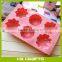 6 Flowers Silicone Muffin Cups Handmade Soap Molds Biscuit Chocolate Ice Cake Baking Mold Cake Pan