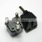 Hot selling plug with socket type universal to South Africa plug travel adapter safety shutter CE