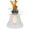 Manufacturer's Premium Joey Industrial Pendant Lamp Hand Blown Track Light Vintage Glass Hanging Lamp