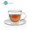 arizona drinks high borosilicate double wall wholesale coffee cup set for 300ml