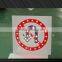 Road safety Aluminum no U turning traffic solar warning traffic sign