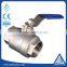 manual 2pc flange stainless steel ball valve