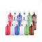 Amber color 220ml Empty Atomizer Spray Perfume Plastic Bottle with Gold or Silver Cap