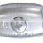 Oval Wire Rope Clip, Zinc Plated