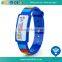 Colourful and Special Design H3 Chip Reusable RFID PVC Wristband