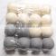 Colored Pure Genuine 100% Wool Felt Balls/Felt Balls rug