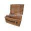 wholesale rectangular wicker hamper basket, empty willow basket with handle