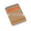 Fashion hardcover round spine notebook with elastic closure