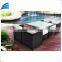 Outdoor Patio Furniture 9pcs Classic Wicker Square Dining Set
