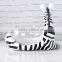 Decorative fancy resin zebra shaped round fish tank