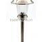 2pk Stainless Steel Solar Garden Lawn LED Path Light