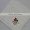 100% cotton embroidered table napkins with hemstitch, set of 6, various designs