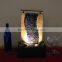 Bending Slate Tabletop Water Fountain With LED Light