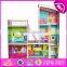 2017 Best gift set luxurious wooden kids doll house with furniture W06A246