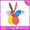 2016 top sale funny wooden baby windmill toy W01A090