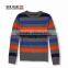 Fashion Sleeves Allover Stripes Pullover Boy Knit Sweater
