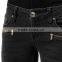 quality 2016 ladies sexy black ripped knee skinny jean hot pants