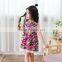 S17577A Girls Fashion Flower Lace Sleeveless Dress Children's Clothing