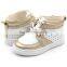  high wholesale children start custom leather infant shoes